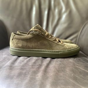 Common Project's Low Rise Sneaker Army Green